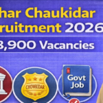 Bihar Chowkidar Bharti 2026 upcoming vacancy notification banner showing Bihar government recruitment