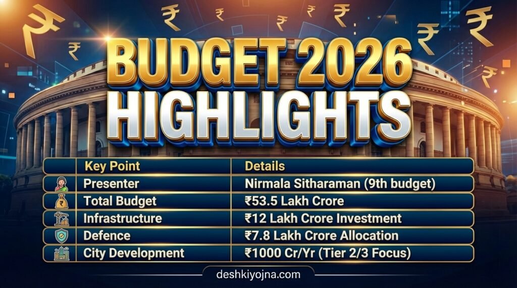 Budget 2026 Highlights